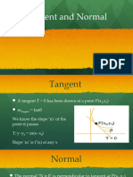 Tangent and Normal 1