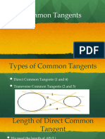 Common Tangents