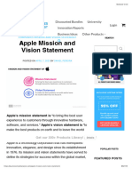 Apple Mission and Vision Statement