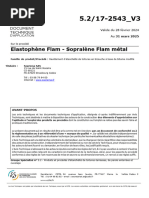 Elastophène Flam - Sopralène Flam Métal: Valide Du 28 Février 2024 Au 31 Mars 2025