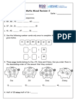 Maths - Mixed Revision - 2