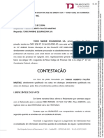 Contestação: Rua Euripedes Garcez Do Nascimento Nº 549 - Curitiba/PR - CEP 80.540-250 - Tel +55 41 3075 5020