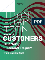 Quarterly Financial Report - 3rd Quarter 2020