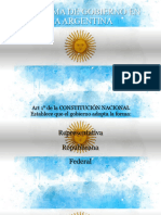 La Forma de Gobierno en La Argentina