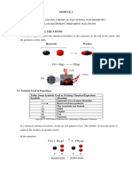 MODULE 2 - LESSON 2 - Concentrations and Stoichiometry