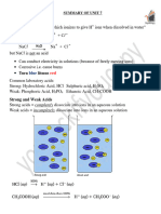 Acid Bases Summary