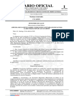 Aprueba Reglamento Sobre Condiciones Sanitarias Básicas para La Reutilización de Aguas Grises.