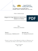 Rapport de Stage D Immersion