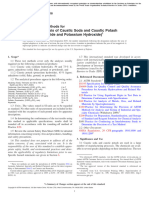 Chemical Analysis of Caustic Soda and Caustic Potash (Sodium Hydroxide and Potassium Hydroxide)