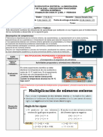 Formato Guía de Trabajo #3 - Matemática - 7°