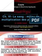 Chapitre VI - Hématologie