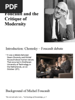 Foucault and The Critique of Modernity