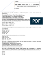 Exercícios 1° Ano Funções Inorgânicas Completo 2