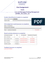 Oral Assignment Template