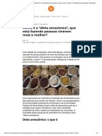 Como É A - Dieta Amazônica - , Que Está Fazendo Pessoas Viverem Mais e Melhor - Tasaudavel Alimentação - Tasaudavel