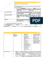 Pre Lesson Planning Task