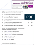 Grammar Videos:: 1. Check Your Grammar: True or False - The Present Simple