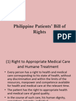 Philippine Patients Bill of Rights