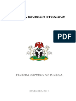 Nigerian National Security Strategy 2014 - 1661881922