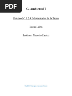 Ambiental I - Práctico 4, Movimientos de La Tierra