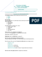 Outcome 1 - Legal Foundations Study Notes