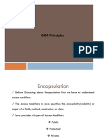 OOP Principles (Encapsulation and Inheritance)