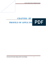 Chapter 3 Apple Inc. Company Profile