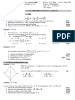 Maths 3eme EXAMEN BLANC 1