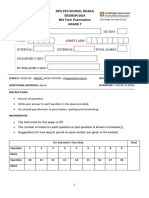 G7 - English - Paper 1 - Preparatory Exam