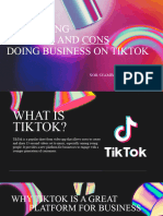 Pros and Cons Doing Business On Tiktok