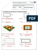 Math Revision Answer Key