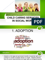 Child Caring Services in Social Work