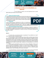 AG - El Actual Papel de Las Naciones Unidas y Su Reforma