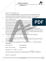 Exercise S-2 - Chemical Kinetics Exercise NJ - 247