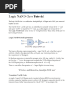 Logic NAND Gate Tutorial