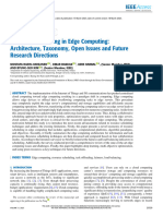 Resource Scheduling in Edge Computing Architecture Taxonomy Open Issues and Future Research Directions