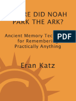 Eran Katz - Where Did Noah Park The Ark - Ancient Memory Techniques For Remembering Practically Anything-Potter - TenSpeed - Harmony (2010)