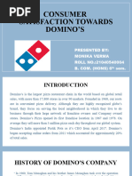 A Report On Dominos