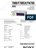 CDX F7000F7005XFW700