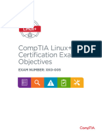 Comptia Linux xk0 005 Exam Objectives (3 0)