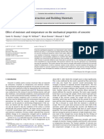 Effect of Moisture and Temperature On The Mechanical Properties of Concrete