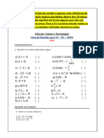 Lista de Revisão para V1