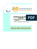 Plantilla Excel - Fase 4 - Estados Financieros