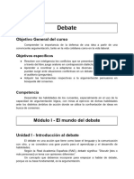 Curso de Debate