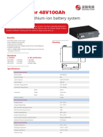 Battery Li-Ion 48V100Ah - 3U