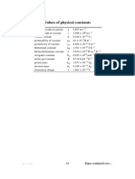 Exam Formula Sheet (1) Physics