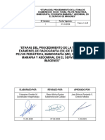 Protocolo Procedimientos Imagenológicos