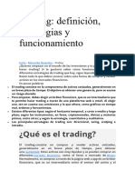 Trading, Definición, Estrategias y Funcionamiento