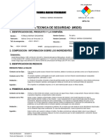 MSDS Fórmula Marina VENOCO