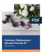 Panduan Pelaksanaan Wisuda Periode 87